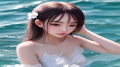 2026年夏日户外美女喷水视频专题封面，阳光下泳池旁模特水花四溅，画面明亮活力十足